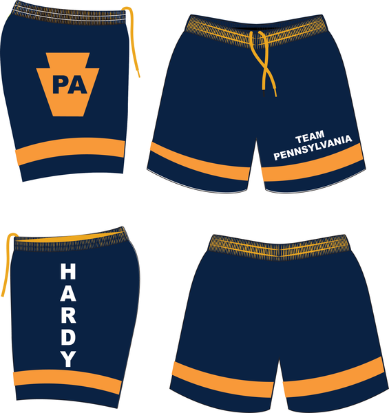 3S Athletics - Team PA 23 Custom Fight Shorts 1