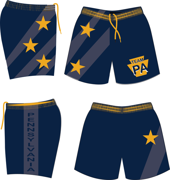 3S Athletics - Team PA 23 Fight Shorts 3