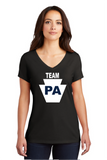 3S Athletics - Team PA 23 Tri Blend Ladies V-Neck Tee