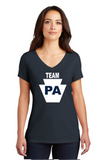 3S Athletics - Team PA 23 Tri Blend Ladies V-Neck Tee