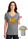 3S Athletics - U2 Upstate Uprising Tri Blend Ladies V-Neck Tee