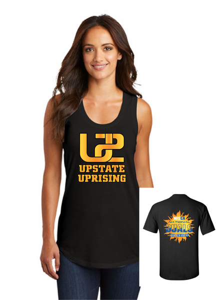 3S Athletics - U2 Upstate Uprising Tri Blend Ladies Racerback Tank Top